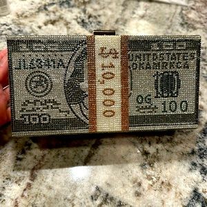 Rhinestone clutches (dollar) 💰design new with tag